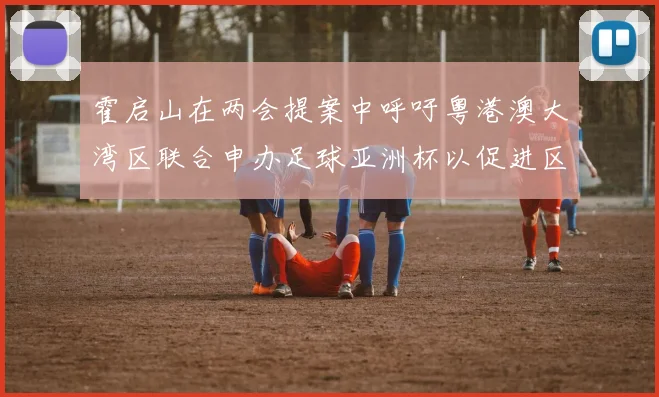 霍启山在两会提案中呼吁粤港澳大湾区联合申办足球亚洲杯以促进区域发展